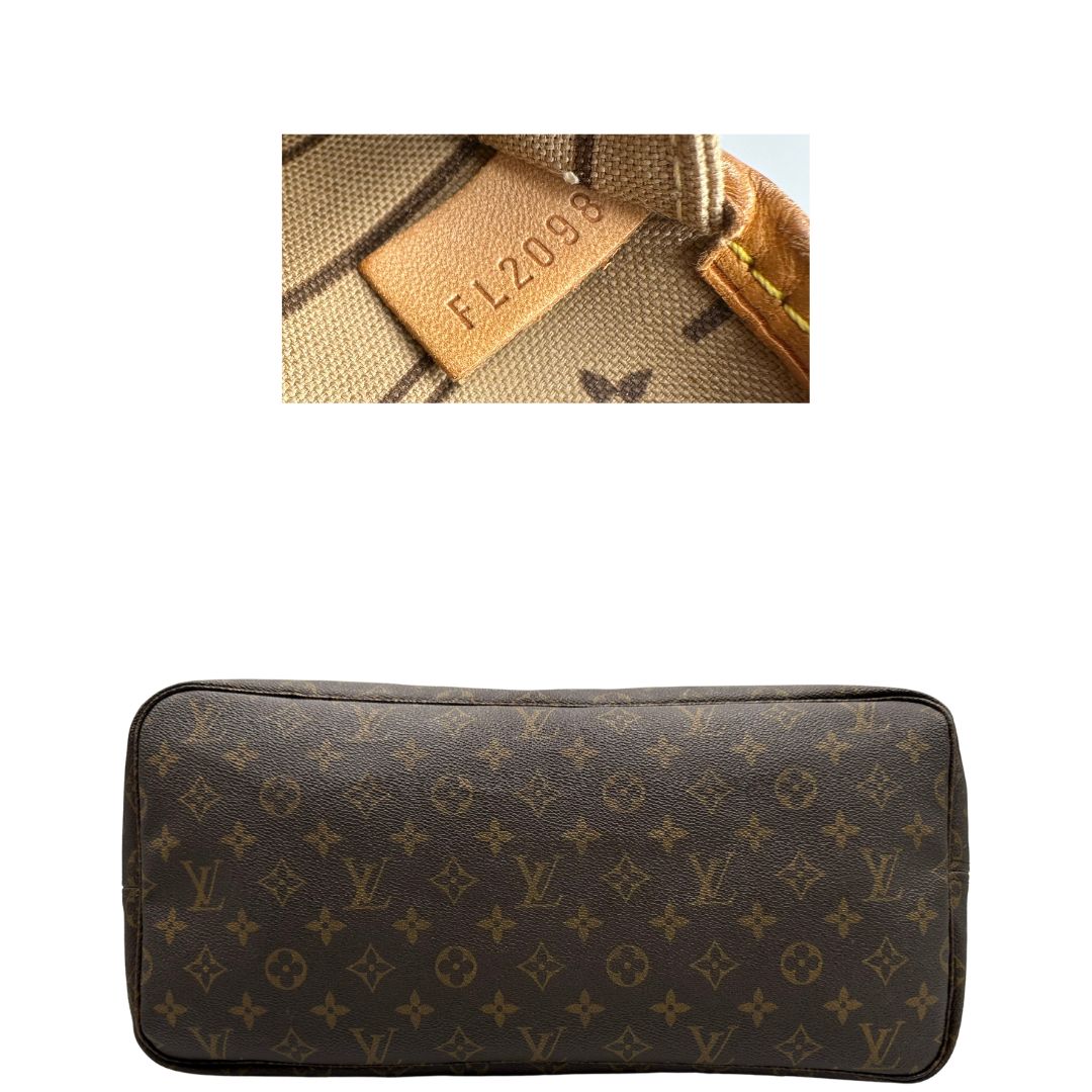 base Neverfull nella versione GM in canvas monogram, di lusso, originale, ottime condizioni, usata 