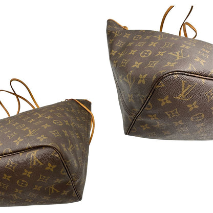 angoli Neverfull nella versione GM in canvas monogram, di lusso, originale, ottime condizioni, usata 
