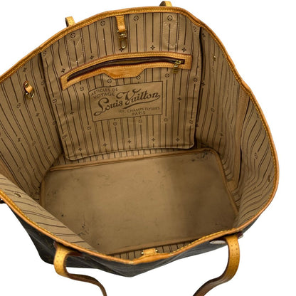interno Neverfull nella versione GM in canvas monogram, di lusso, originale, ottime condizioni, usata 