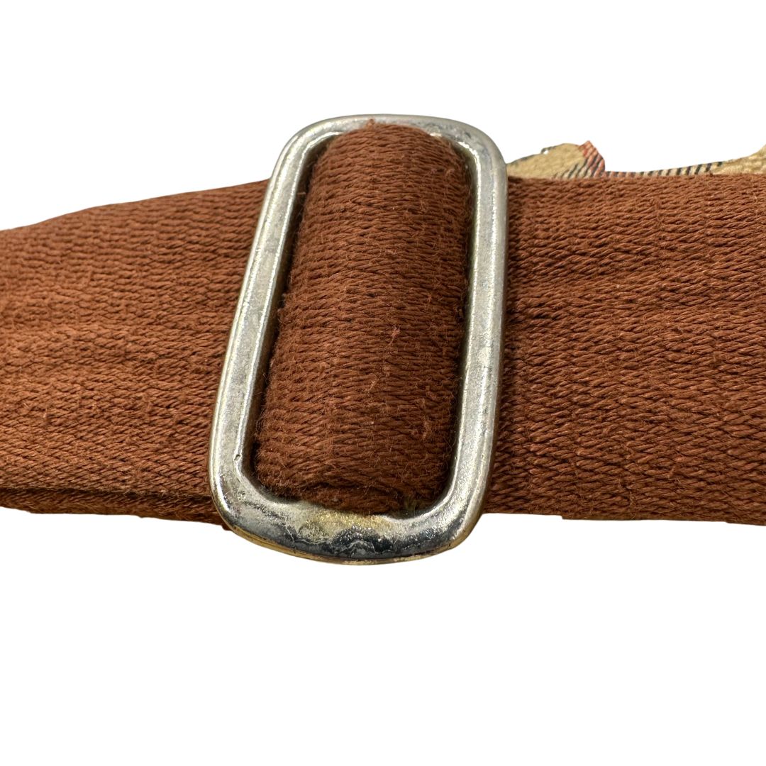 Tracolla, Cartella Burberry in canvas trama tartan con finiture in pelle marroni. Originale, usata, di lusso, in ottime condizioni.