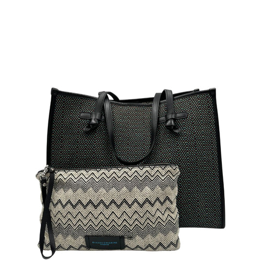 front Tote Gianni Chiarini x Dotz munita di una pochette estraibile, di lusso, originale, ottime condizioni, usata. 