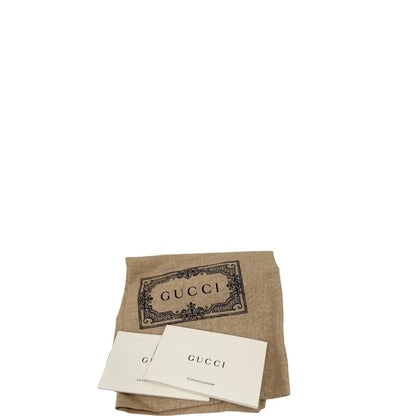 dustbag Borsa Gucci in canvas GG e finiture in pelle color bianco latte, di lusso, originale, usata.