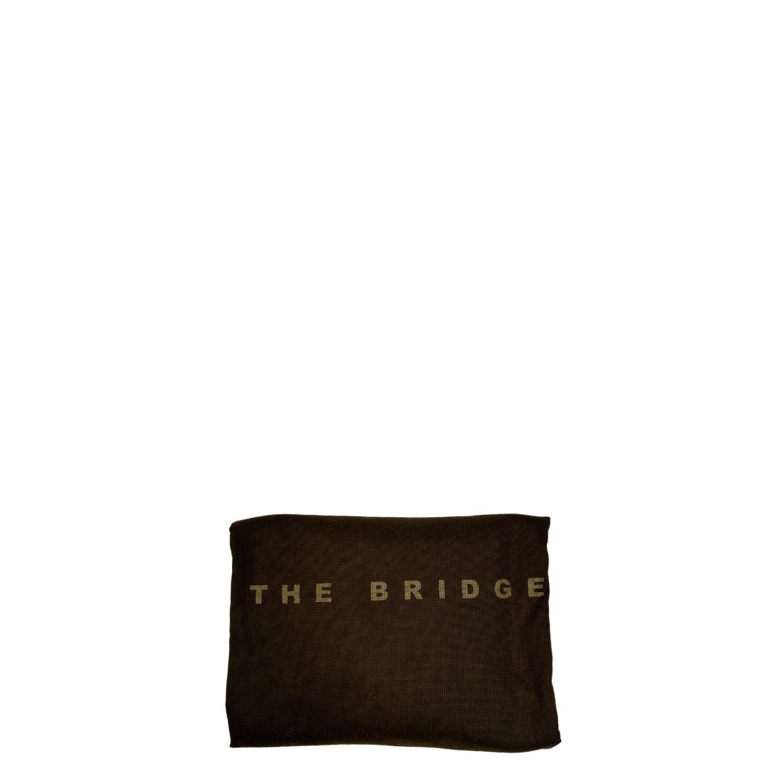 dustbag Zaino The Bridge in pelle marrone, di lusso, originale, ottime condizioni, usato. 