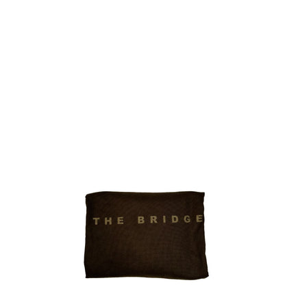 dustbag Zaino The Bridge in pelle marrone, di lusso, originale, ottime condizioni, usato. 