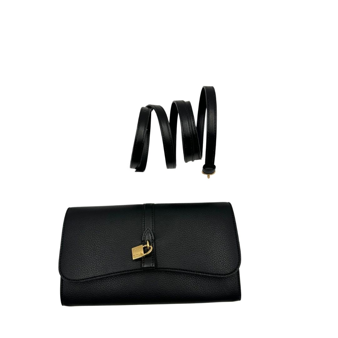  Borsa Stella McCartney in pelle vegana nera, indossabile a mano o a tracolla, di lusso, originale, eccellenti condizioni.