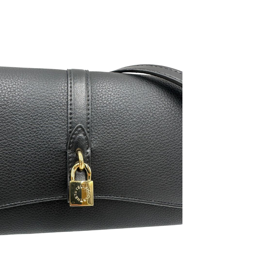  Borsa Stella McCartney in pelle vegana nera, indossabile a mano o a tracolla, di lusso, originale, eccellenti condizioni.