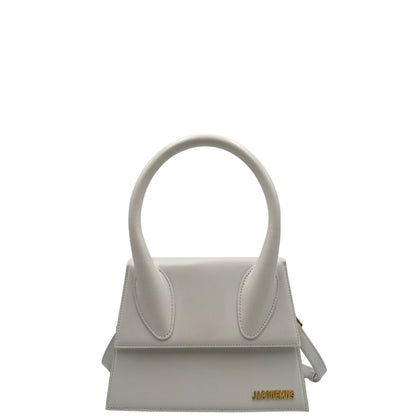 font  Borsa Jacquemus Le Chiquito color bianco gesso, di lusso, originale, ottime condizioni, usata.