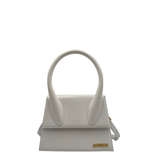 font  Borsa Jacquemus Le Chiquito color bianco gesso, di lusso, originale, ottime condizioni, usata.