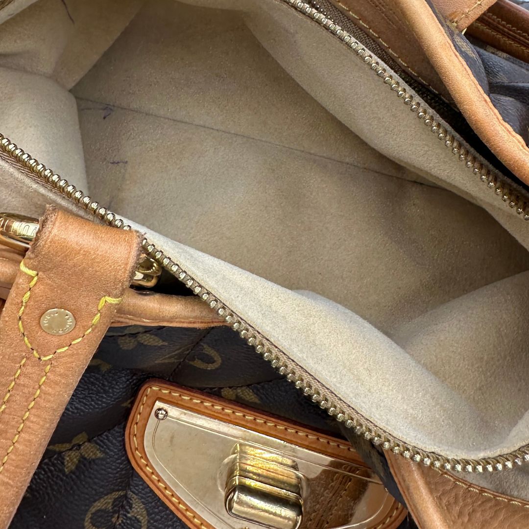 interno Borsa Etoile LV in canvas trapuntato monogram, indossabile a spalla, di lusso, originale, ottime condizioni, usata. 