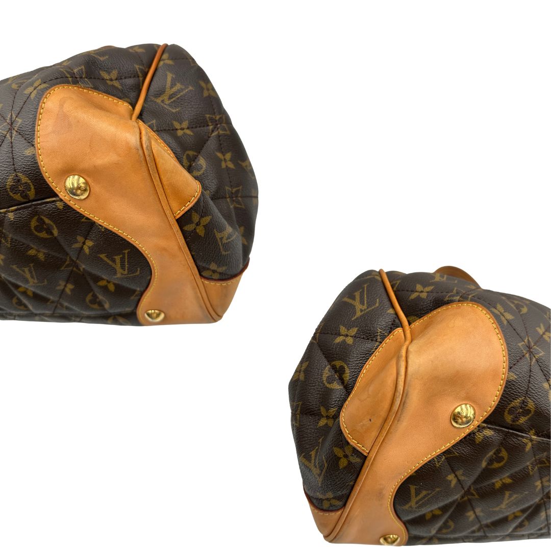 angoli Borsa Etoile LV in canvas trapuntato monogram, indossabile a spalla, di lusso, originale, ottime condizioni, usata. 