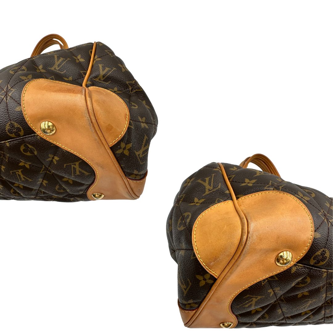angoli Borsa Etoile LV in canvas trapuntato monogram, indossabile a spalla, di lusso, originale, ottime condizioni, usata.