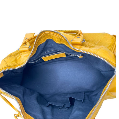 Borsa City Balenciaga gialla