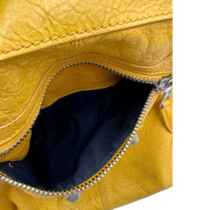 Borsa City Balenciaga gialla