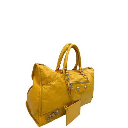 Borsa City Balenciaga gialla