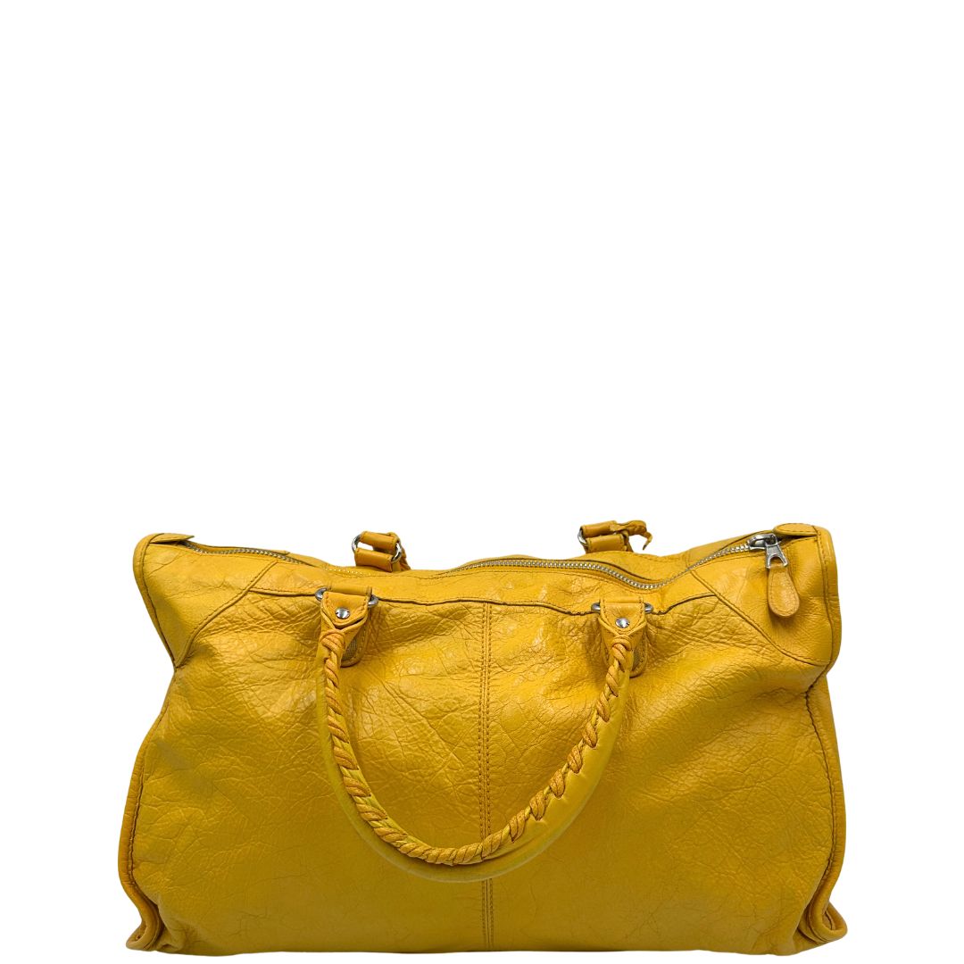Borsa City Balenciaga gialla