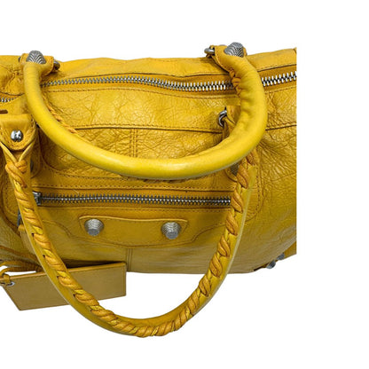Borsa City Balenciaga gialla
