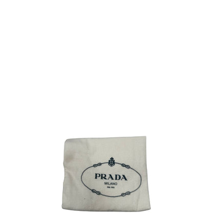 dustbag Borsa Prada in pelle beige, indossabile anche a tracolla, di lusso, originale, ottime condizioni, usata. 