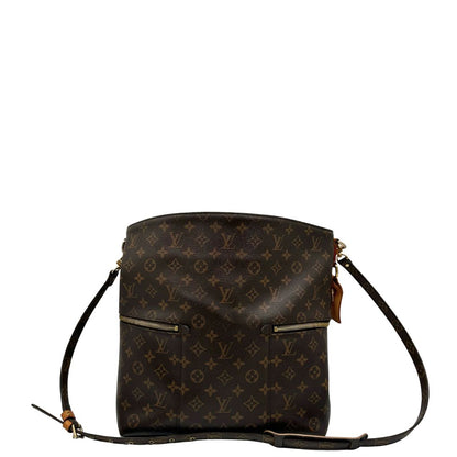 retro Borsa Mélie LV in canvas monogram, munita di un manico singolo e una tracolla amovibile e regolabile, di lusso, originale, ottime condizioni, usata. 