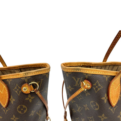 angoli sup. Borsa LV Neverfull monogram nella versione PM, di lusso, originale, usata.