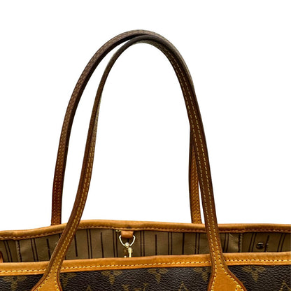 manici Borsa LV Neverfull monogram nella versione PM, di lusso, originale, usata. 