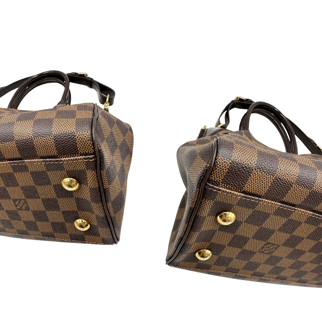 Angoli, Borsa LV in canvas Damier Ébène nella versione MM. Originale, usata, di lusso, in ottime condizioni.