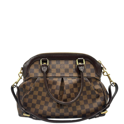 Retro, Borsa LV in canvas Damier Ébène nella versione MM. Originale, usata, di lusso, in ottime condizioni.