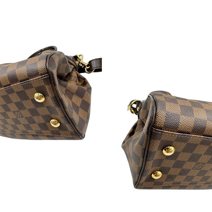 Angoli, Borsa LV in canvas Damier Ébène nella versione MM. Originale, usata, di lusso, in ottime condizioni.