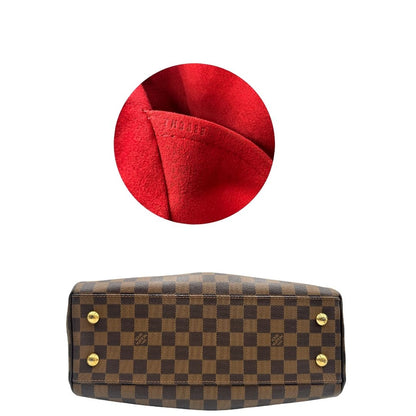 Base e codice, Borsa LV in canvas Damier Ébène nella versione MM. Originale, usata, di lusso, in ottime condizioni.