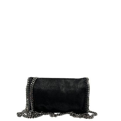 retro Borsa Falabella Stella McCartney realizzata in pelle vegana nera, di lusso, originale, eccellenti condizioni, usata. 