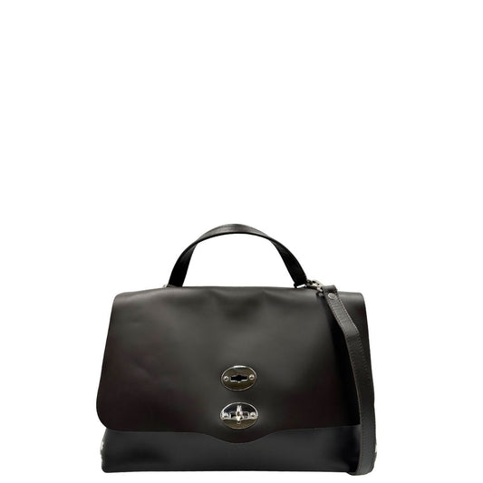 front Postina in pelle marrone nella versione media, di lusso, originale, ottime condizioni, usata. 