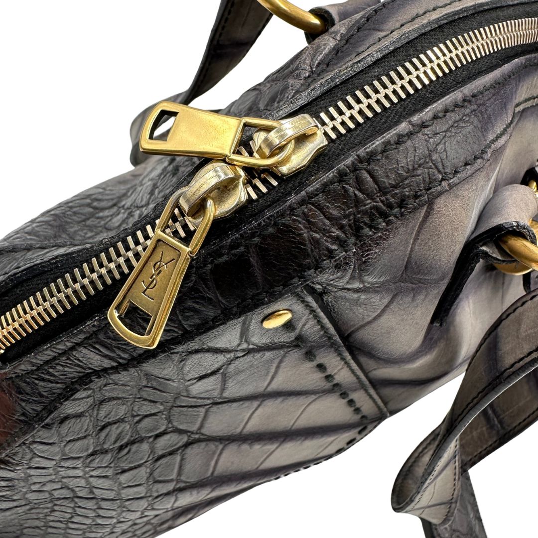 chiusura Borsa Muse Saint Laurent trama animalier, di lusso, originale, ottime condizioni, usata. 