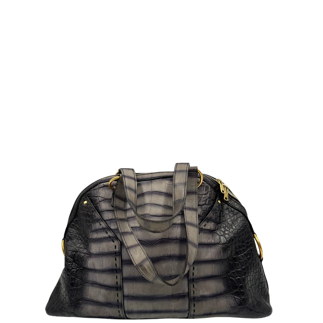 retro Borsa Muse Saint Laurent trama animalier, di lusso, originale, ottime condizioni, usata. 