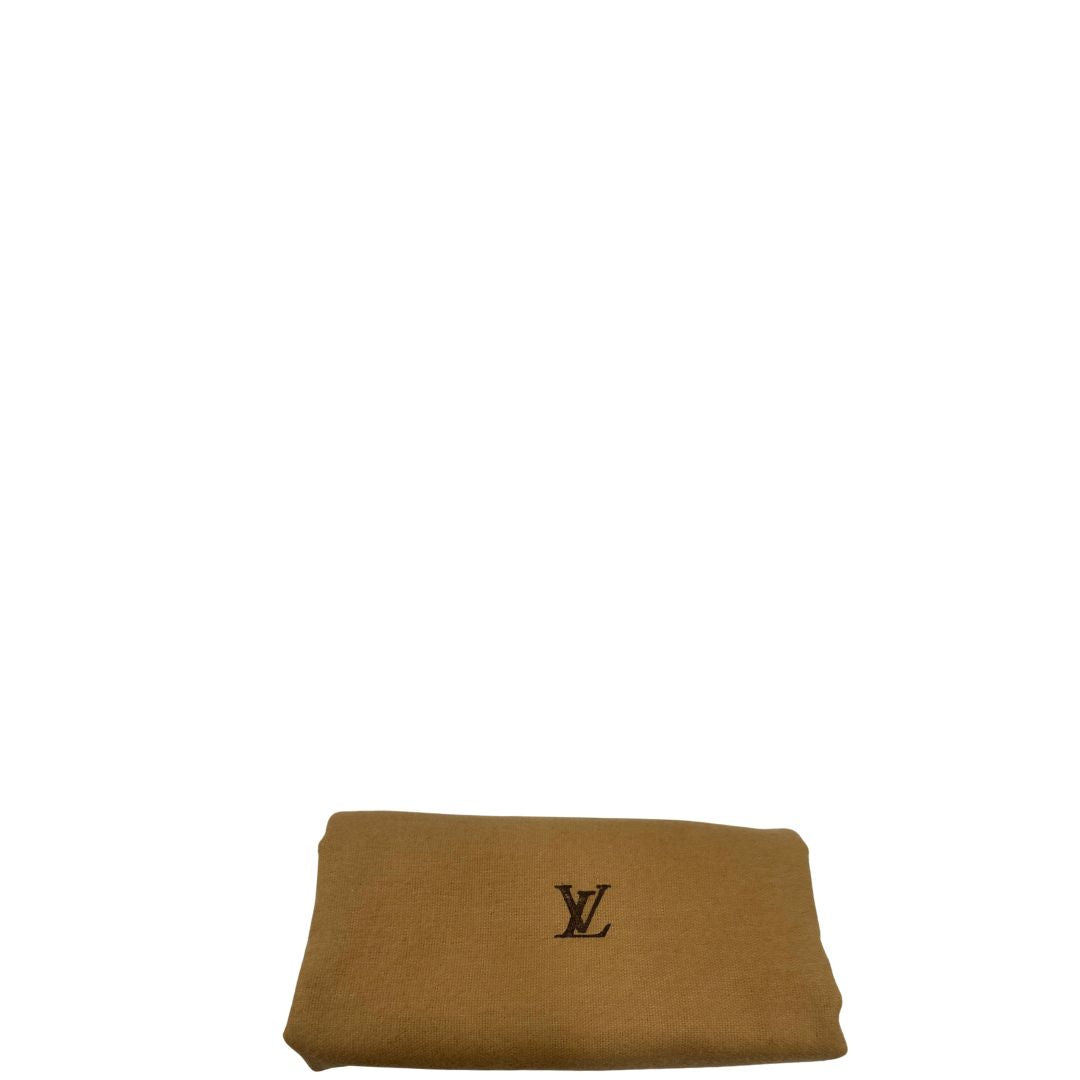 dustbag Borsa LV in canvas monogram e finiture in vacchetta naturale, di lusso, originale, ottime condizioni, usato, originale. 