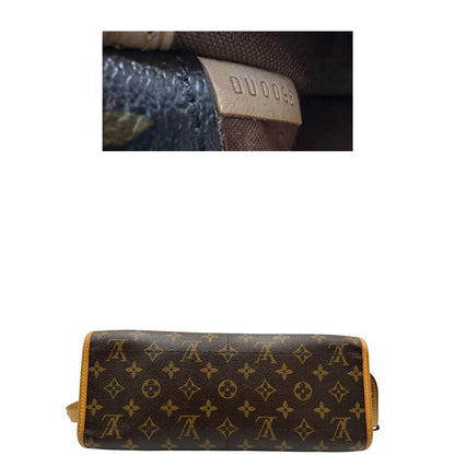 base Borsa LV in canvas monogram e finiture in vacchetta naturale, di lusso, originale, ottime condizioni, usato, originale. 