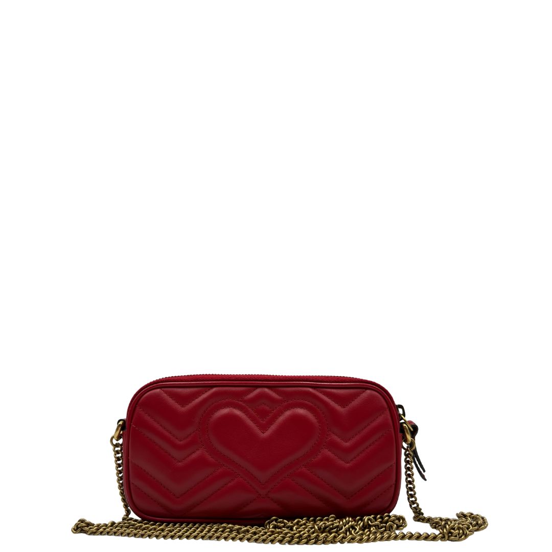  Borsa a tracolla Gucci Marmont nella versione mini