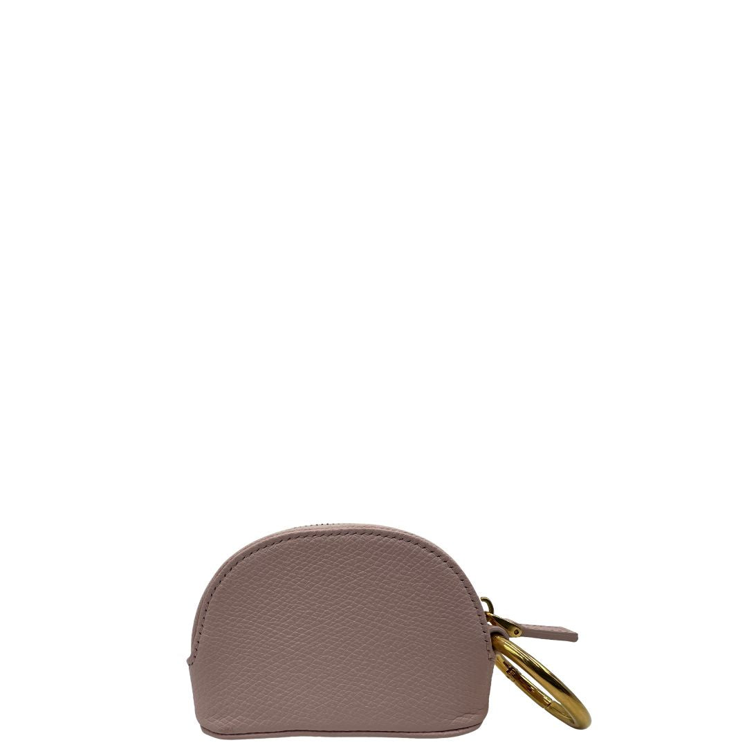 Charm portamonete Valentino Garavani in pelle rosa, di lusso, originale, eccellenti condizioni, usato.