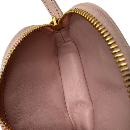 Charm portamonete Valentino Garavani in pelle rosa, di lusso, originale, eccellenti condizioni, usato.