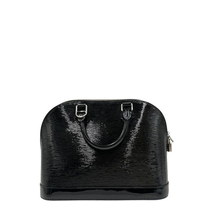 retro Alma in pelle vernis epi nera nella versione PM, di lusso, originale, ottime condizioni, usata. 