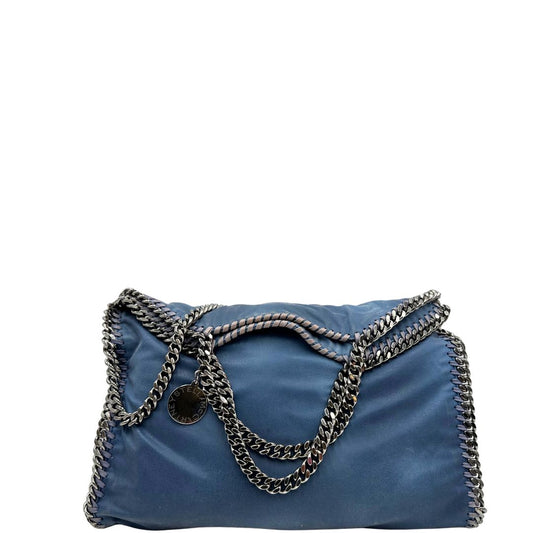 front Borsa Falabella nella versione fold over tote effetto slavato, di lusso, originale, ottime condizioni, usata. 