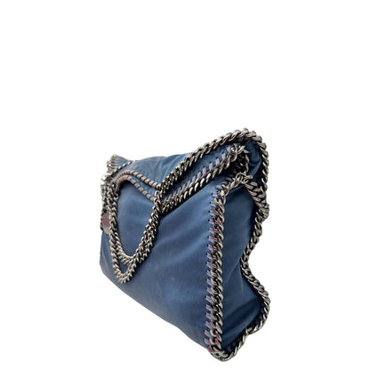 lato Borsa Falabella nella versione fold over tote effetto slavato, di lusso, originale, ottime condizioni, usata.