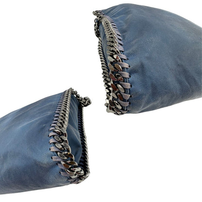 angoli Borsa Falabella nella versione fold over tote effetto slavato, di lusso, originale, ottime condizioni, usata.