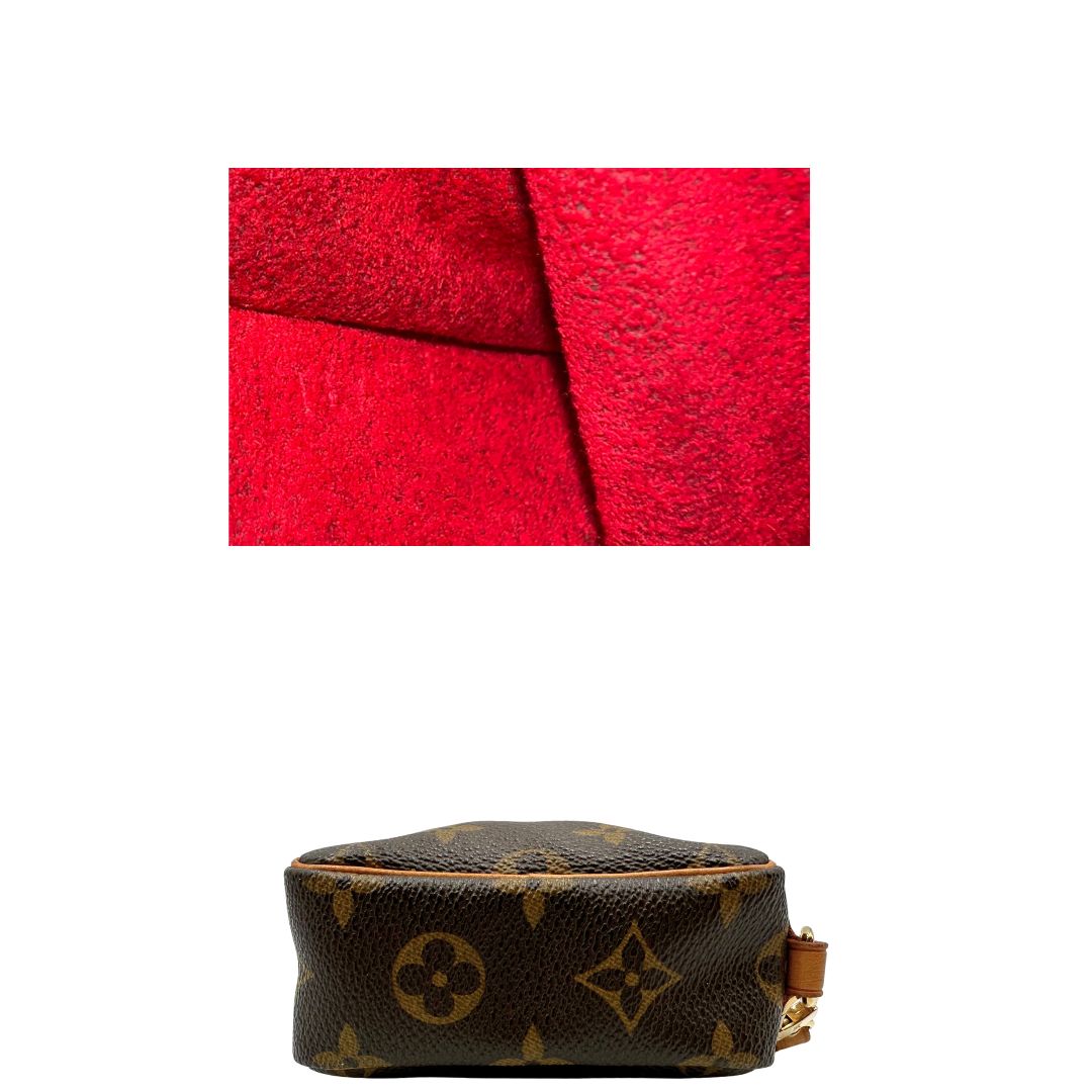 base Pochette LV Wapity in canvas marrone monogram, di lusso, originale, ottime condizioni, usata. 