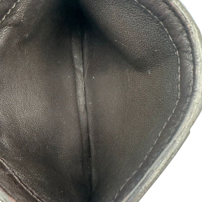  Portacarte Gucci in pelle marrone trama Guccissima, di lusso, originale, ottime condizioni, usato.