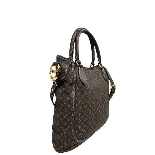 lato Borsa Besace AngeleMin Lin Idylle Louis Vuitton in tessuto marrone con finiture in pelle tono su tono, di lusso, originale. 