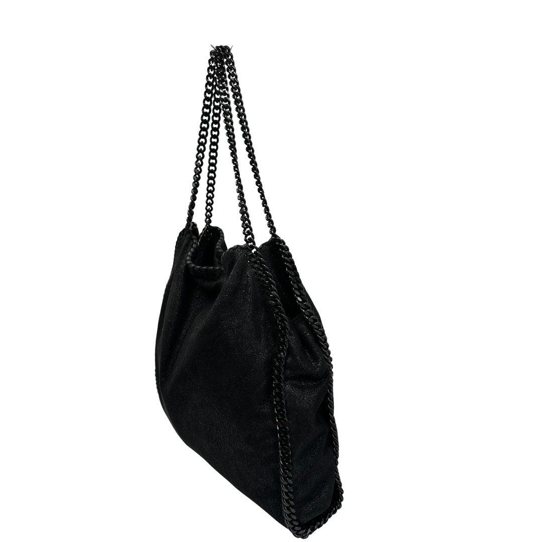 Borsa Falabella nella versione fold over tote, realizzata in shaggy dear, di lusso, originale, ottime condizioni, usata.