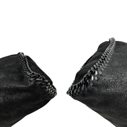 angoli Borsa Falabella nella versione fold over tote, realizzata in shaggy dear, di lusso, originale, ottime condizioni, usata. 
