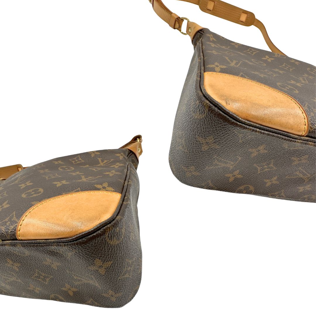  Borsa Boulogne LV in canvas marrone monogram nella versione vintage, di lusso, originale, ottime condizioni, usata.