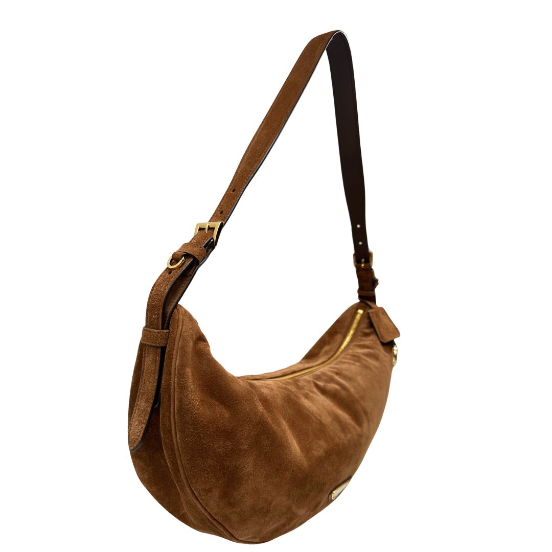 Demi-Lune Prada marrone
