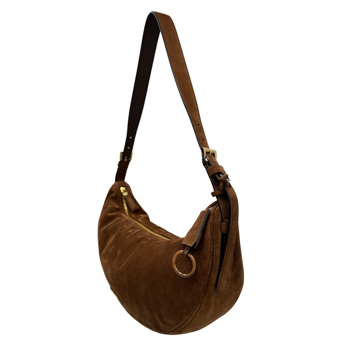 Demi-Lune Prada marrone