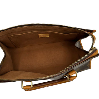 interno Borsa LV in canvas monogram e finiture in vacchetta naturale, di lusso, originale, ottime condizioni.